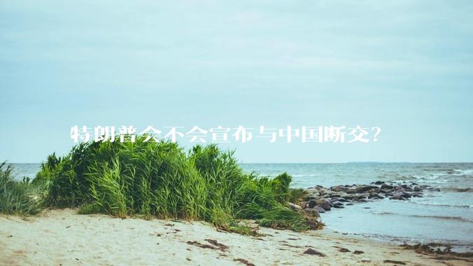 特朗普会不会宣布与中国断交？
