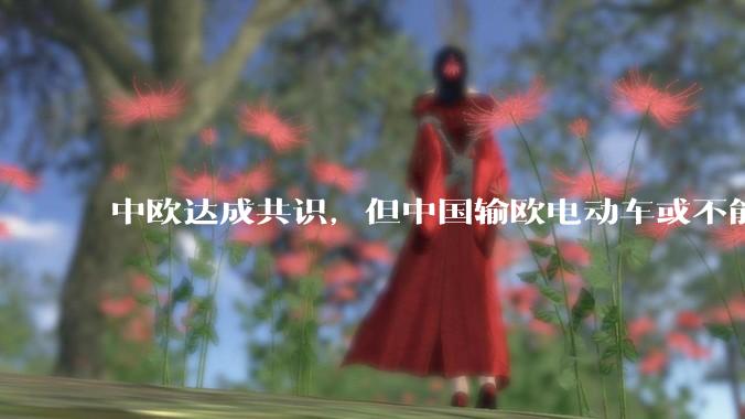 中欧达成共识，但中国输欧电动车或不能低于29万，29万的车在欧洲有竞争力吗？